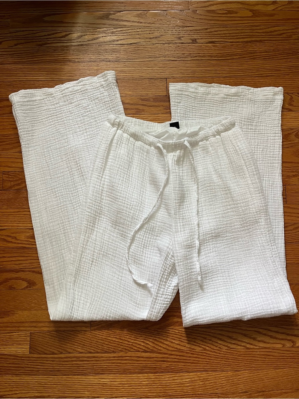 White Cotton Pants